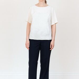 Zara Black Mid Rise wide leg  Trouser Pants Women’s 0 33x25 Workwear Goth Grunge